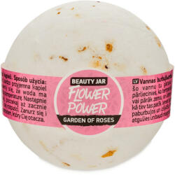 Beauty Jar Bila de baie cu trandafir de Damasc si vitamina E, Flower Power, Beauty Jar, 150 g