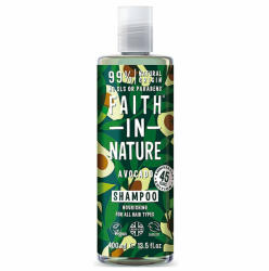 Faith in Nature Sampon natural nutritiv cu Avocado pentru toate tipurile de par, Faith in Nature, 400 ml