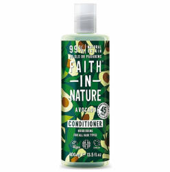 Faith in Nature Balsam natural hidratant cu Avocado, pentru toate tipurile de par, Faith in Nature, 400ml