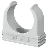 OBO 2955 M32 50db/csomag világosszürke quick rögzítőbilincs (2149022) - bestbyte