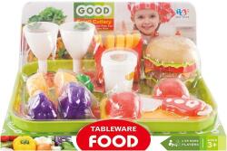 Raya Toys - Hamburger și fructe (521121609)