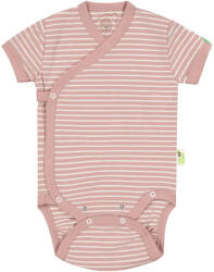 Bio Baby Бебешко боди на райе Bio Baby - Органичен памук, 50 сm, 0-1 месеца, розово (97222108) - ozone