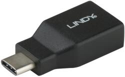 Lindy USB 3.1 Type C USB 3.1 Átalakító Fekete 3cm 41899 (41899)