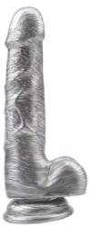 Chisa-novelties Dildo Realist Justin Sider Argintiu 19 cm Dildo