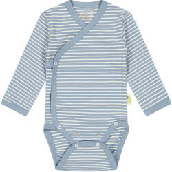 Bio Baby Бебешко боди на райе Bio Baby - Органичен памук, 50 сm, 0-1 месеца, синьо (97222119) - ozone