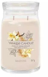 Yankee Candle Lumânare parfumată în borcan Vanilla Creme Brulee, 2 fitiluri - Yankee Candle Singnature 368 g