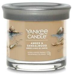 Yankee Candle Lumânare parfumată Amber & Sandalwood - Yankee Candle Singnature Tumbler 122 g
