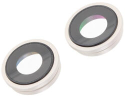 Apple iPhone 14, 14 Plus körüli takaró és lencse, ezüst 2db-os (gyári)