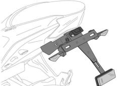 Puig Adjustable license support PUIG 4852N fekete