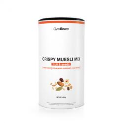 GymBeam Ropogós müzlimix 420 g fehér csoki - gyümölcs