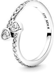 Pandora Örök szívek ezüst gyűrű - 191023CZ-48 (191023CZ-48)