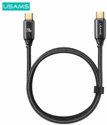 USAMS Кабел Type-C към Type-C 240W PD3.1 USAMS SJ580 U82 1.2м черен (6958444901473)