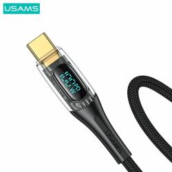 USAMS Кабел за бързо зареждане Type-C към Type-C USAMS SJ590 PD 100W 1.2м (6958444902609)