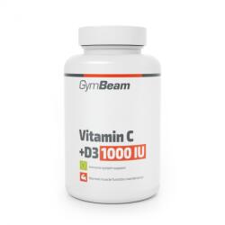 GymBeam Vitamina C + D3 1000 IU 90 caps