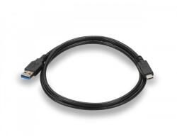 Soundsation WM-USB320-10 - Wiremaster USB 3.0 kábel (A-típusú papa USB 3.0  C-típusú papa USB 3.0) fekete  1m - J518J