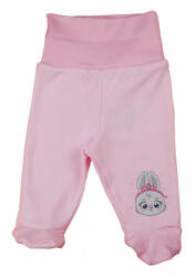 AB ABR Pamut talpas nadrág - Rózsaszín - Nyuszi (74)