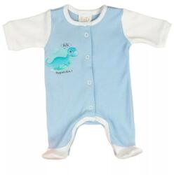 AB ABR Hosszú ujjú elől patentos pamut rugi - Kék-Fehér - Hello! Megérkeztem! (62)