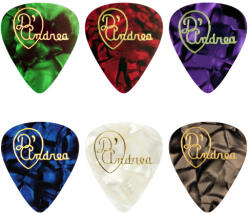 D'ANDREA TDC351 . 96HV - Pack of 12 Assorted Celluloid Picks (Heavy) - E101E