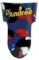 D'ANDREA R6374 MD MLT - Pack of 6 Medium Plastic Fingerpicks - E156E
