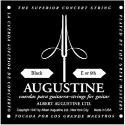 AUGUSTINE BLACK E-6TH - Classical guitar Classic Black String E - C016CC
