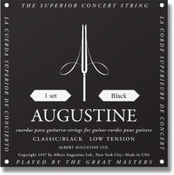 AUGUSTINE BLACK SETS - Classic Black classical guitar set Low Tension - C010C