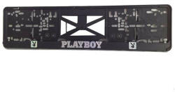 Rendszámtábla tartó, feliratos, logós, Playboy (P149) (DXRENDPLAYBOY)