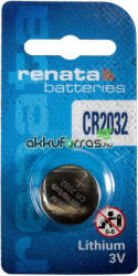 Renata CR2032 3V Lithium gombelem (Renata-CR2032)