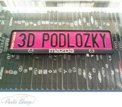  Mazda 3D rendszámtábla tartó , Rendszámtábla keret , Rendszámtáblatartó