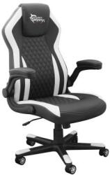 White Shark DERVISH K-8879B/W Gamer szék, fekete/fehér