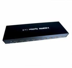 SBOX HDMI-8 HDMI-1.4 Elosztó, 8port - followed