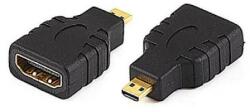 SBOX HDMI - MICRO HDMI F/M adapter, aranyozott - followed