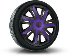 NRM Capace pentru roți PEUGEOT 14", N-POWER BICOLOR violet-negru 4bc
