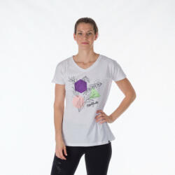 Northfinder Tricou cu croiala larga femei Mayme white (107498-377-102)