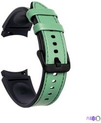 Samsung Galaxy Watch 4/5/5 Pro Samsung Galaxy Watch 4/5 bőr szíj, Galaxy Watch 4 bőr szíj színe Világos zöld - L méret