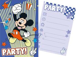 W&O Disney Mickey party meghívó 5 db-os (ARJ030216E)