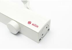 SILIN Amortizor hidraulic cu sina, pentru usi de 40-65kg, alb (SA-8023-wh)