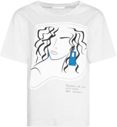 Mdm Tricou Mdm pentru Femei T-Shirt With Girl Print On Fabric 64208307_100 (64208307_100)