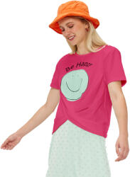 Mdm Tricou Mdm pentru Femei Knotted T-Shirt With Smile Print 64208304_125 (64208304_125)