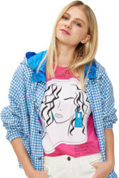 Mdm Tricou Mdm pentru Femei T-Shirt With Girl Print On Fabric 64208307_125 (64208307_125)