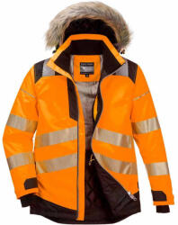 Portwest PW369 jól láthatósági parka kabát narancs (PW369OBRXXL)