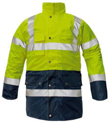 CERVA BI ROAD Jól láthatósági téli 4-az 1-ben kabát sárga (0301001970006)