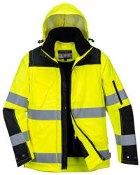 Portwest C469 Jól láthatósági 3 az 1-ben kabát (C469YBRXXL)