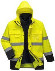 Portwest S162 Jól láthatósági 3 az 1-ben kabát (S162YNRM)
