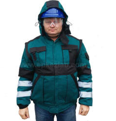 CERVA Max Winter RFLX téli dzseki 2-az-1-ben zöld - fekete (0301045218048)