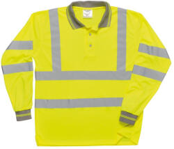 Portwest S277 HiVis hosszú ujjú pólóing sárga (S277YERM)