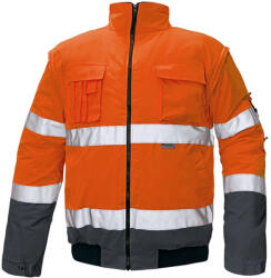 CERVA CLOVELLY Pilóta dzseki Jól láthatósági narancs - sötétkék (0301007191002)