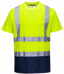 Portwest S378 jól láthatósági munkás póló sárga (S378YNRXL)