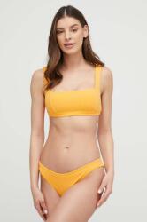 Billabong bikini felső narancssárga, puha kosaras - narancssárga S - answear - 13 990 Ft