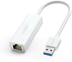 UGREEN Placa de retea ADAPTOR RETEA Ugreen, "CR111" USB to Gigabit LAN Adapter, LED, alb "20255" (include TV 0.18lei) - 6957303822553 (20255) - vexio