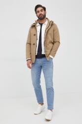 Sisley rövid kabát férfi, bézs, átmeneti - bézs 50 - answear - 47 990 Ft
